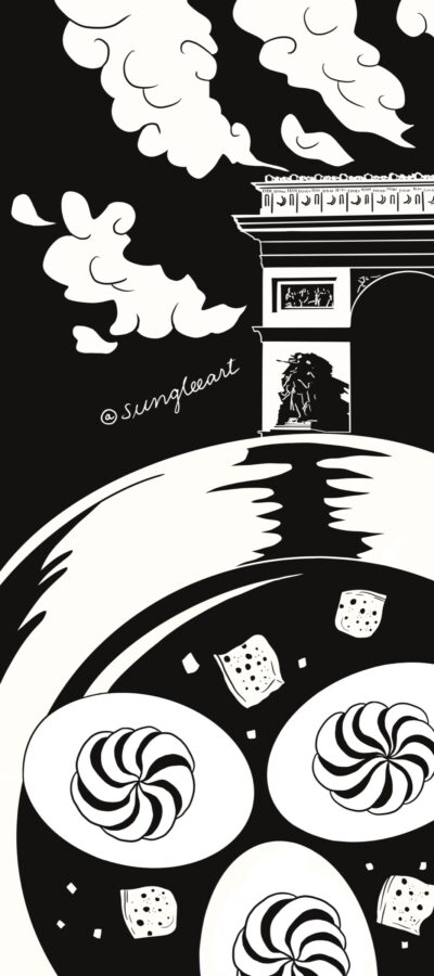 Fresco Hyatt Regency Drawing by sung lee