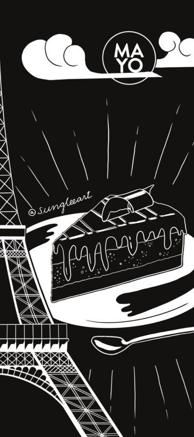 Fresco Hyatt Regency Drawing by sung lee