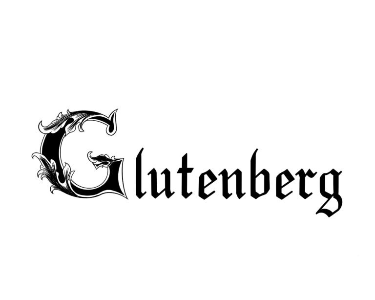 Glutenberg logo designed by Sung Lee