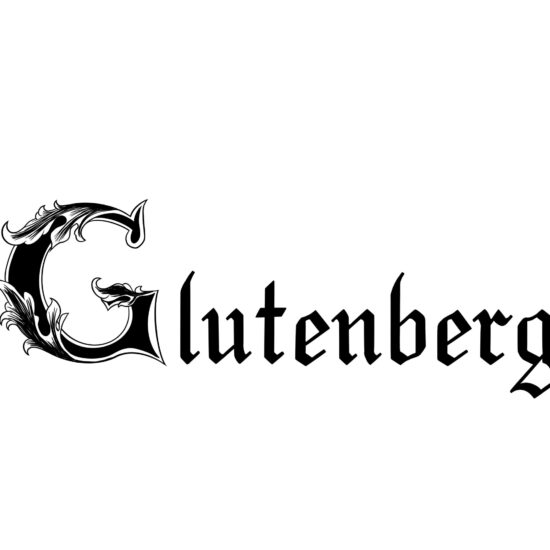 Glutenberg logo designed by Sung Lee