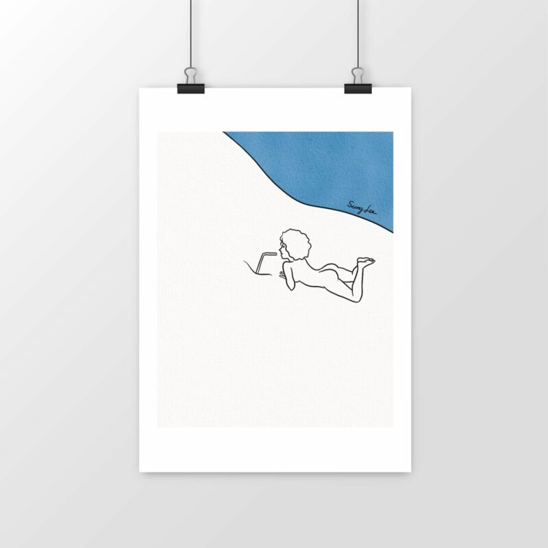 Blue Lagoon Print