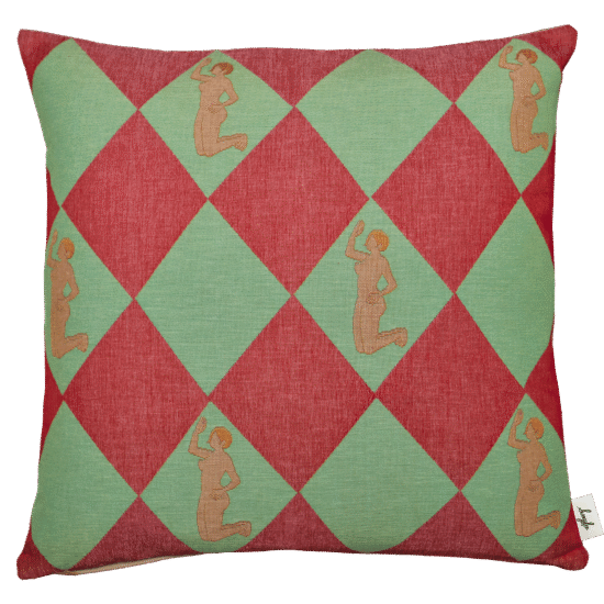 Hello jacquard cushion