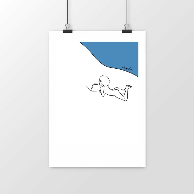 Blue Lagoon Print