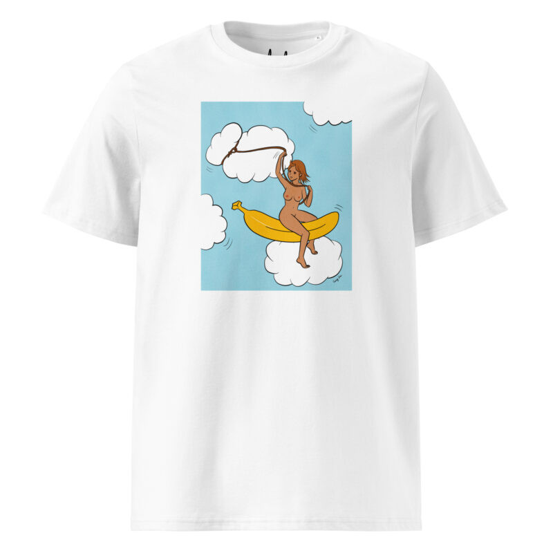 The banana Clouds Unisex organic cotton t-shirt