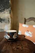 Tea Cup Peony x Sunset Cloud Cushion